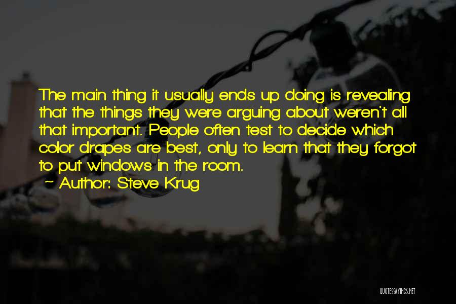 Krug Quotes By Steve Krug