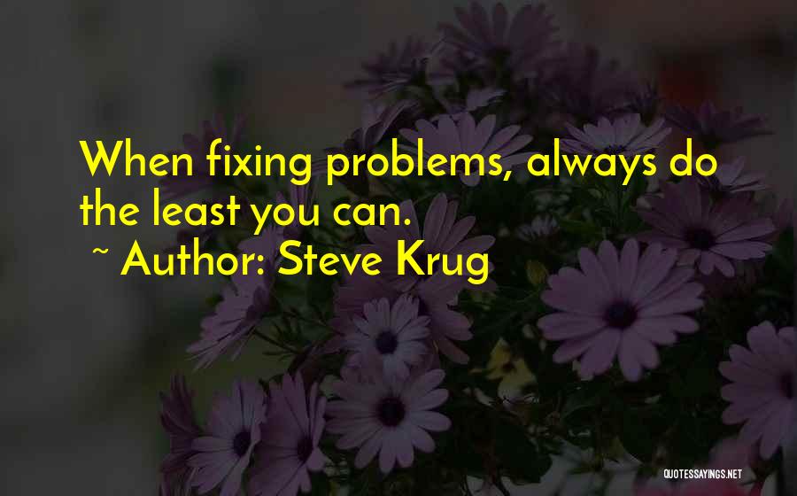 Krug Quotes By Steve Krug