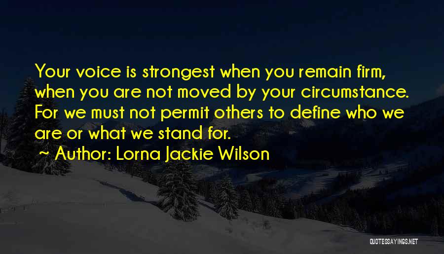 Kuei Shan Quotes By Lorna Jackie Wilson