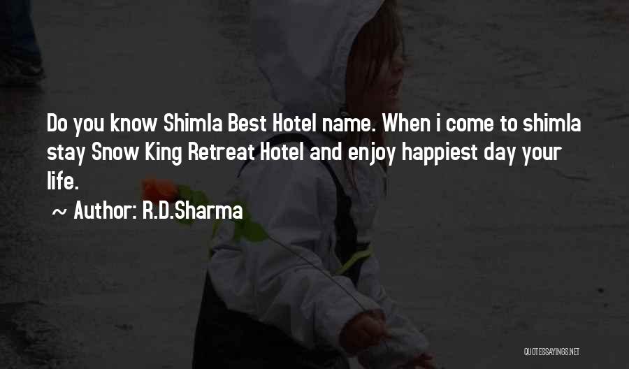 Kufri Quotes By R.D.Sharma