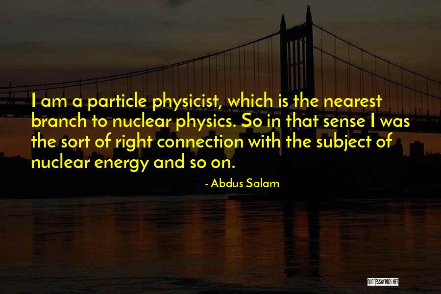 Kuinka Monta Quotes By Abdus Salam Kuinka Monta Quotes By Abdus Salam