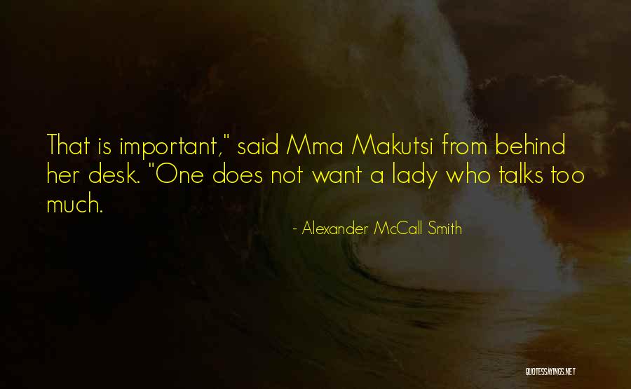 Kumpleto Ang Quotes By Alexander McCall Smith Kumpleto Ang Quotes By Alexander McCall Smith