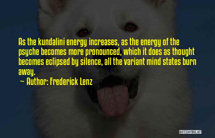 Kundalini Energy Quotes By Frederick Lenz