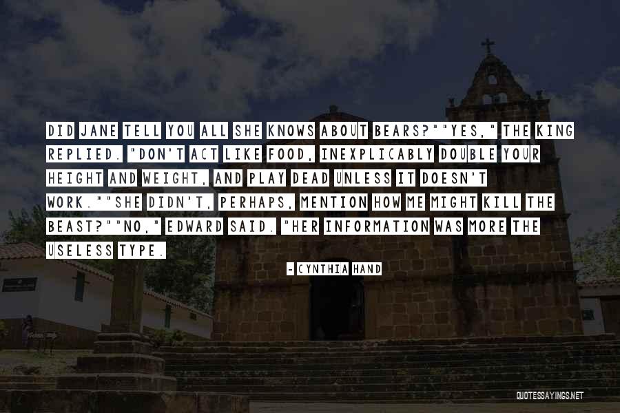 Kuping Kanan Quotes By Cynthia Hand Kuping Kanan Quotes By Cynthia Hand