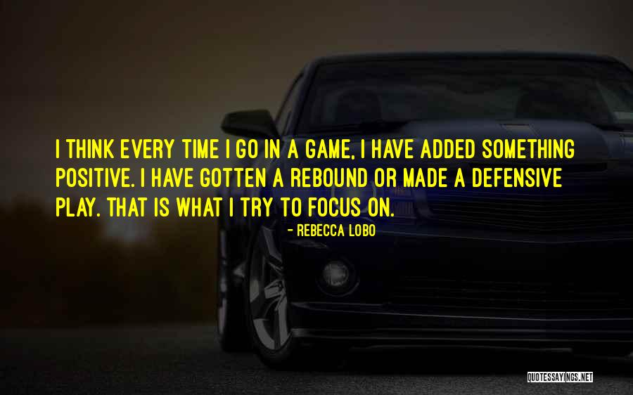 Kusioko Quotes By Rebecca Lobo Kusioko Quotes By Rebecca Lobo