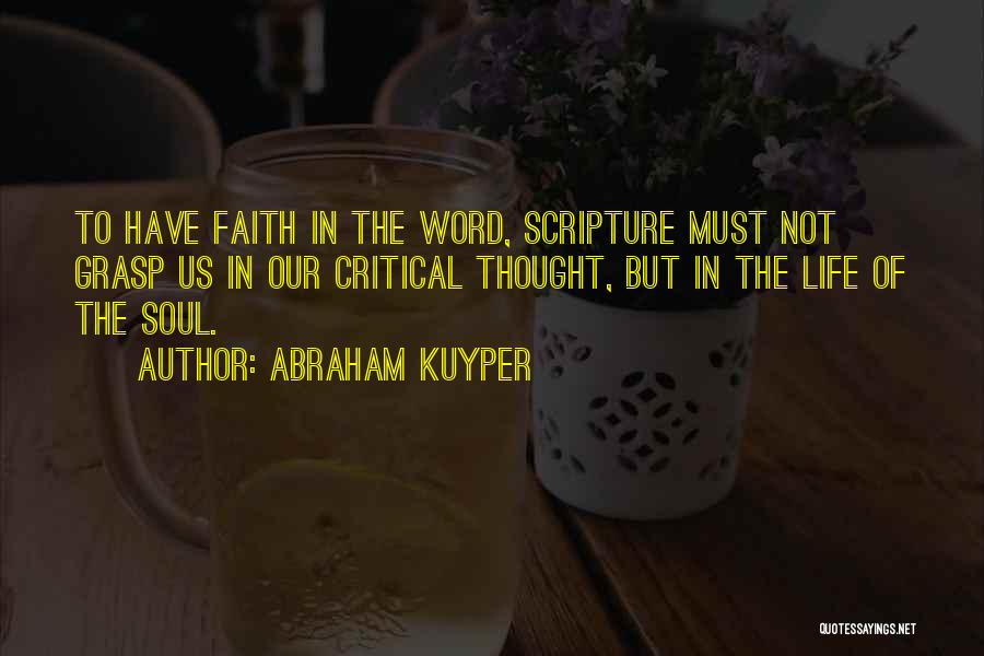 Kuyper Quotes By Abraham Kuyper