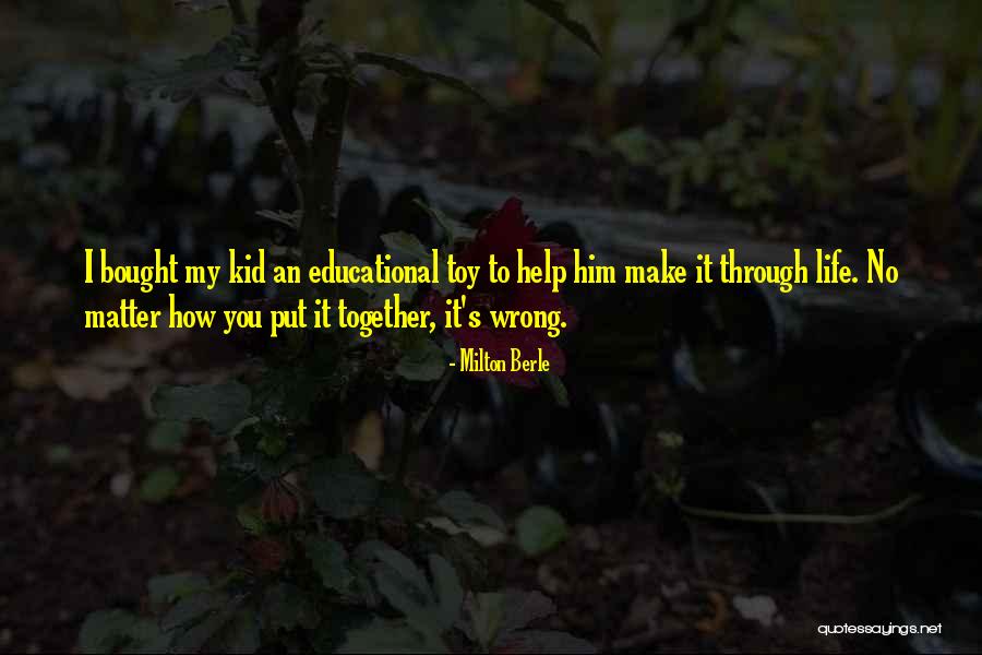 Kvale Hyatt Quotes By Milton Berle Kvale Hyatt Quotes By Milton Berle