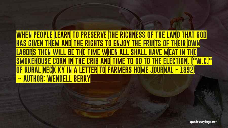 Ky Quotes By Wendell Berry