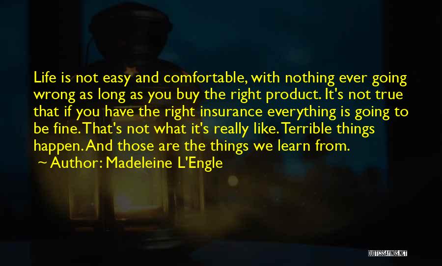 L.a. Insurance Quotes By Madeleine L'Engle
