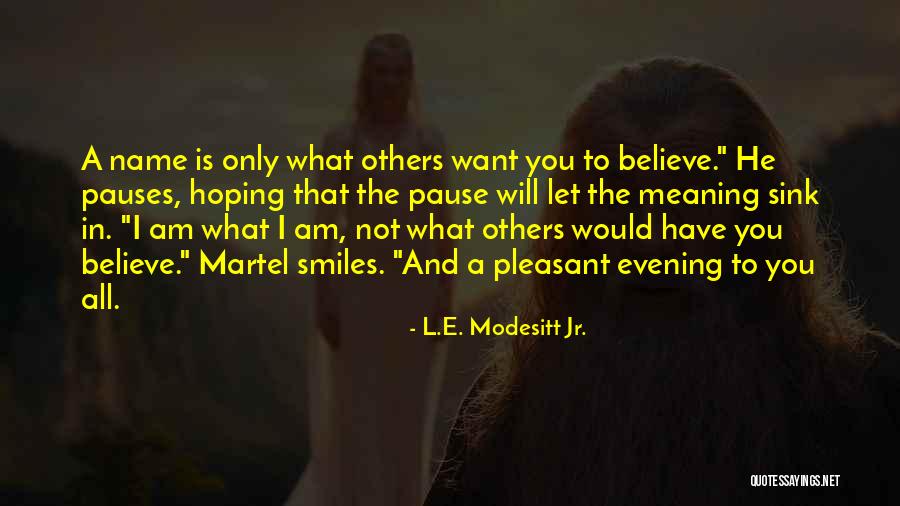 L.E. Modesitt Jr. Quotes 1897436 L.E. Modesitt Jr. Quotes 1897436