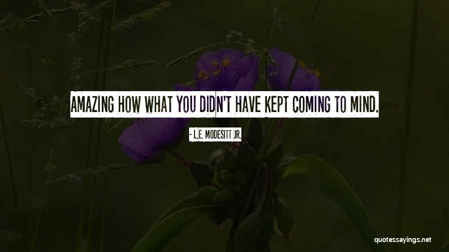 L.E. Modesitt Jr. Quotes 965991