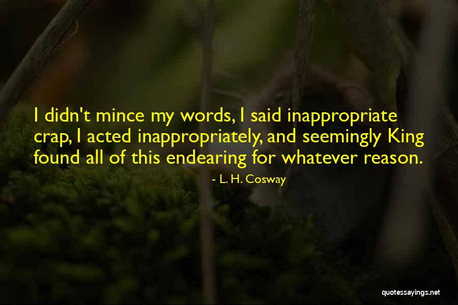 L. H. Cosway Quotes 1543730 L. H. Cosway Quotes 1543730