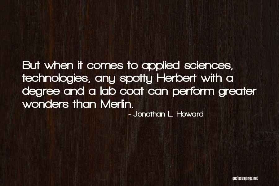 L Herbert Quotes By Jonathan L. Howard L Herbert Quotes By Jonathan L. Howard