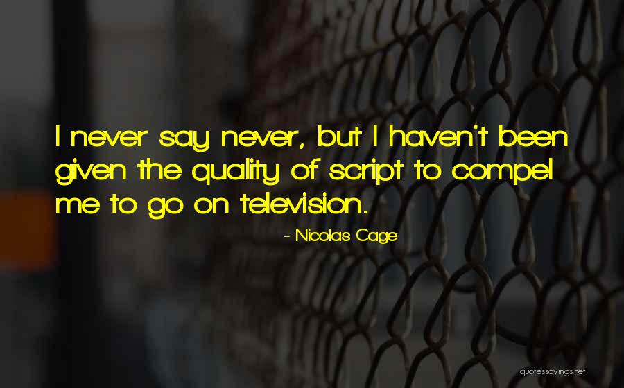 L Instinct Saison Quotes By Nicolas Cage L Instinct Saison Quotes By Nicolas Cage