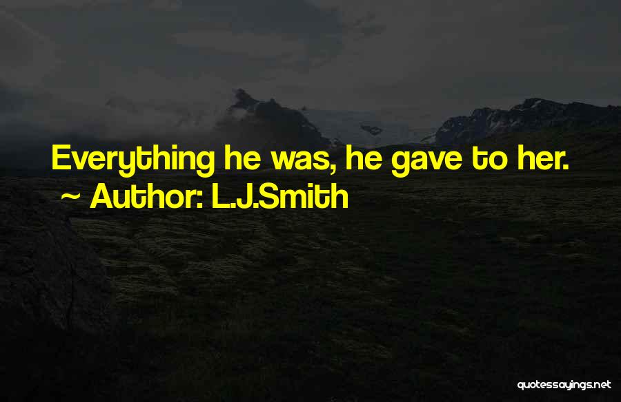 L.J.Smith Quotes 1984070