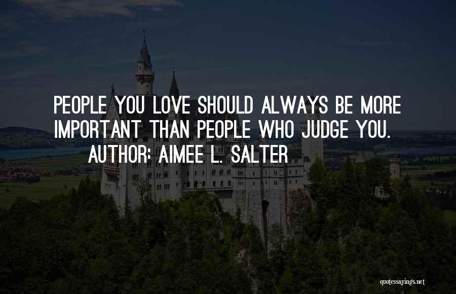 L Love You More Than Quotes By Aimee L. Salter