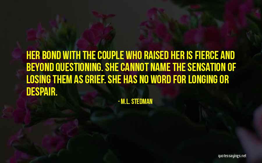 L M Quotes By M.L. Stedman L M Quotes By M.L. Stedman