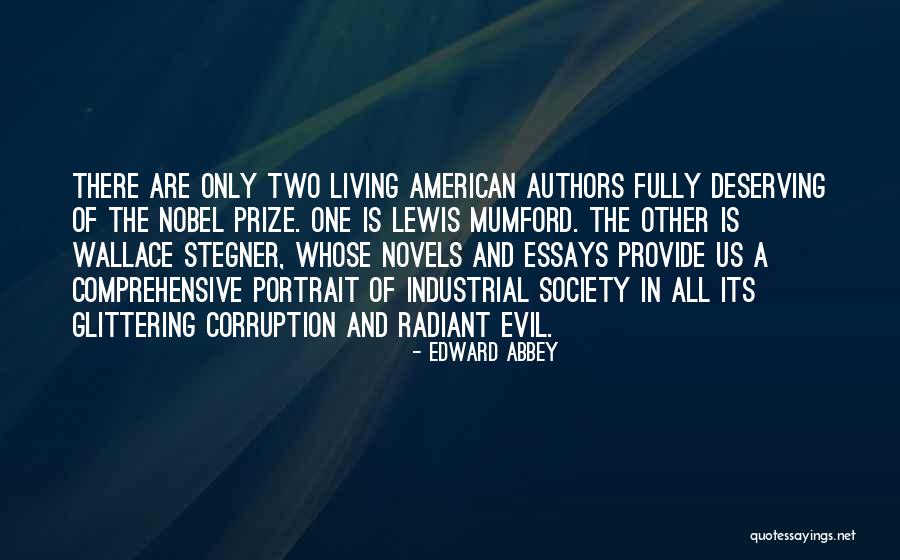 L Mumford Quotes By Edward Abbey L Mumford Quotes By Edward Abbey