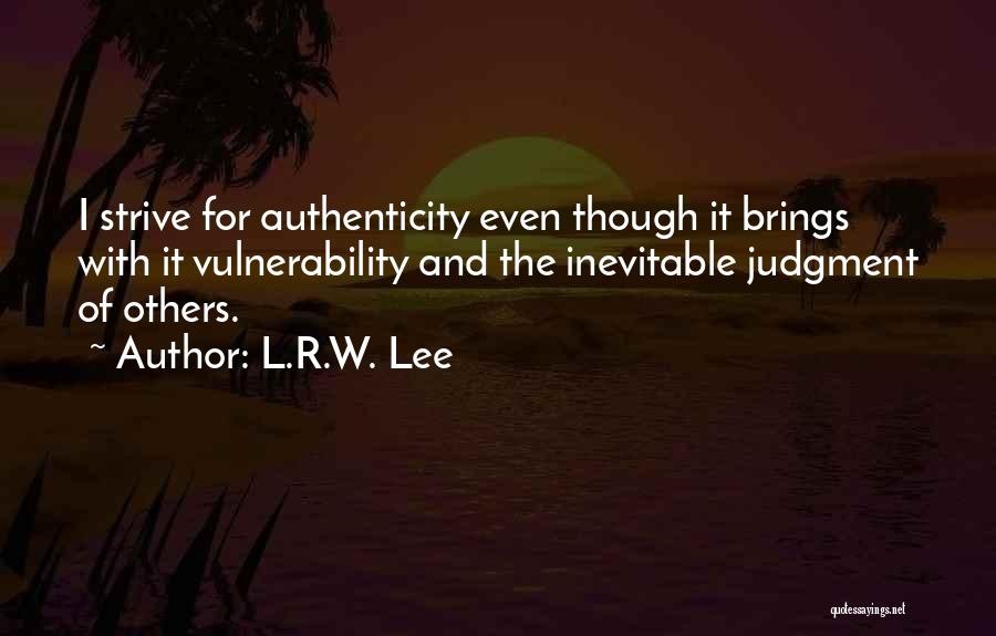 L.R.W. Lee Quotes 2077913