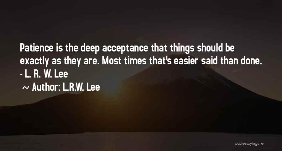 L.R.W. Lee Quotes 657813