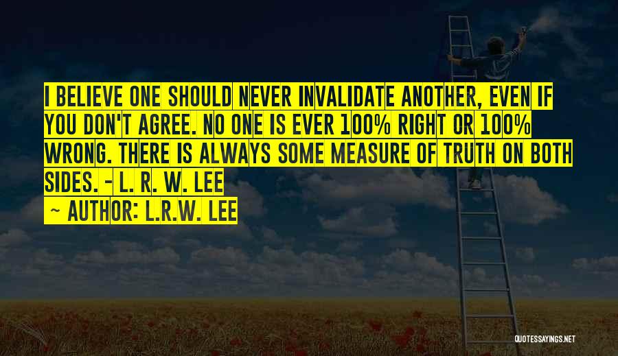 L.R.W. Lee Quotes 715208