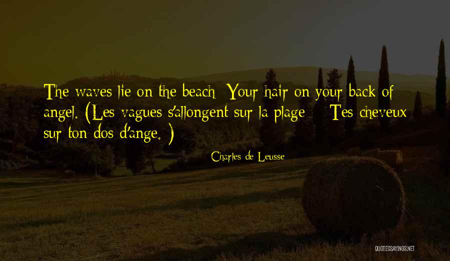 La Hair Quotes By Charles De Leusse La Hair Quotes By Charles De Leusse