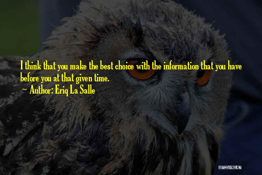 La Salle Quotes By Eriq La Salle