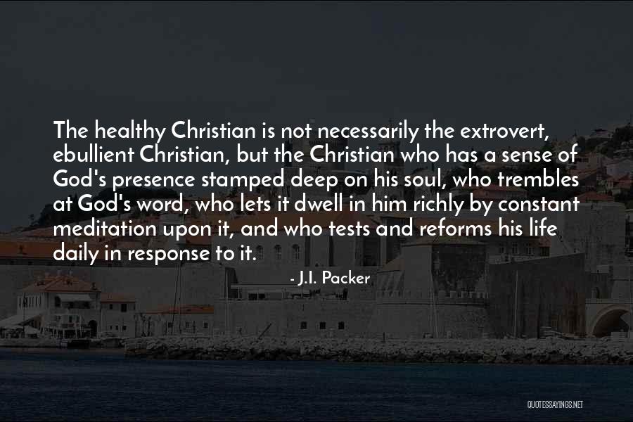 La Version De Ce Quotes By J.I. Packer La Version De Ce Quotes By J.I. Packer