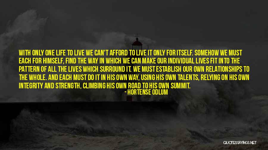 La Vida Es Una Quotes By Hortense Odlum La Vida Es Una Quotes By Hortense Odlum