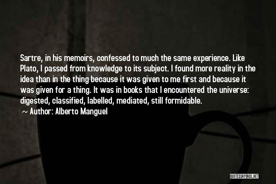 Labelled Quotes By Alberto Manguel