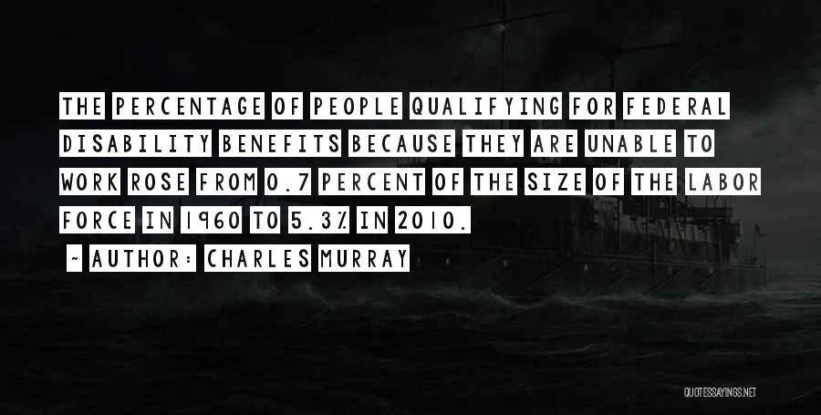 Labor Force Quotes By Charles Murray