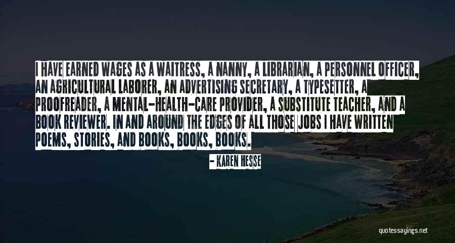 Laborer Quotes By Karen Hesse Laborer Quotes By Karen Hesse