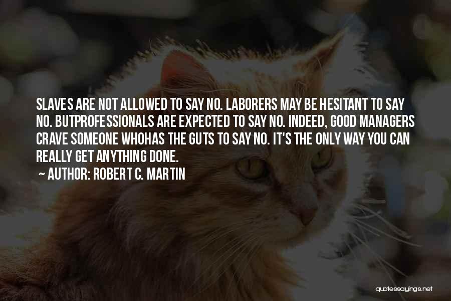 Laborers Quotes By Robert C. Martin