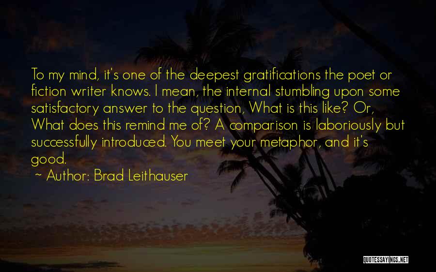 Laboriously Quotes By Brad Leithauser