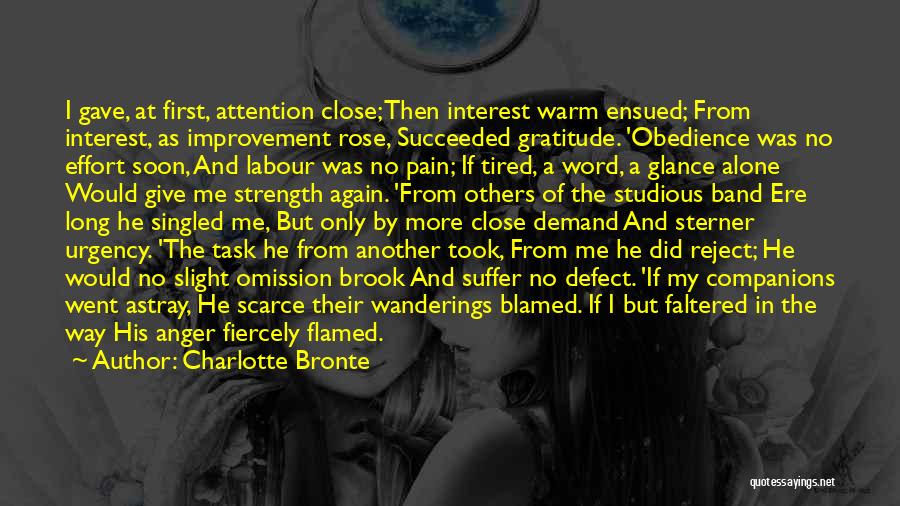 Labour Pain Quotes By Charlotte Bronte