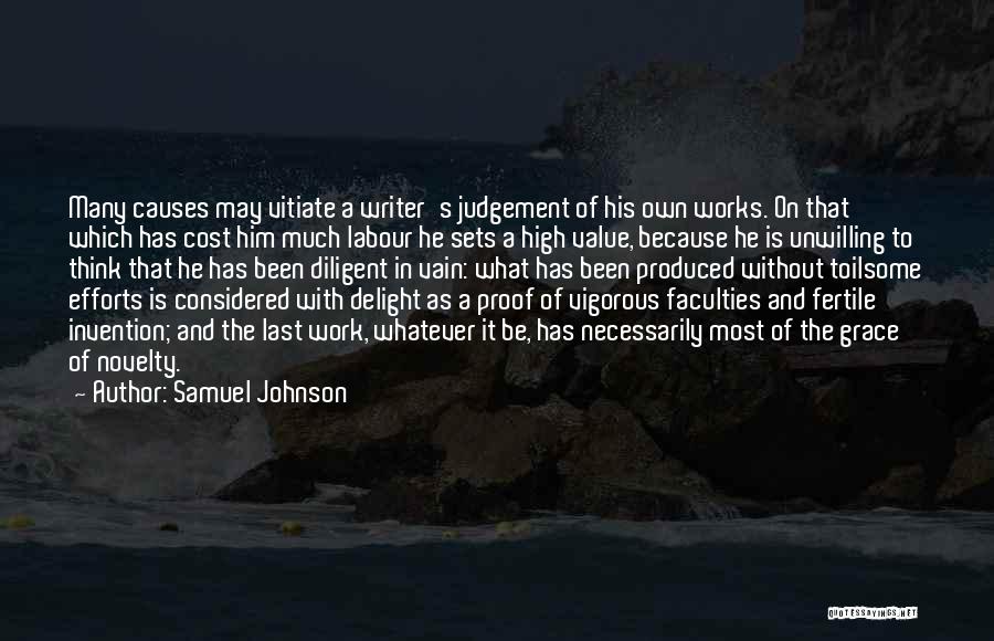 Labour Work Quotes By Samuel Johnson