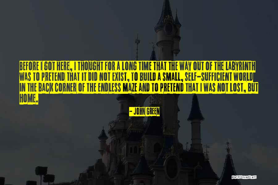 Labyrinth Maze Quotes By John Green