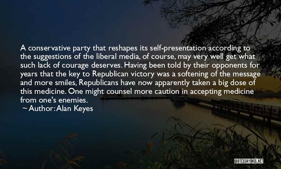 Lack Of Courage Quotes By Alan Keyes