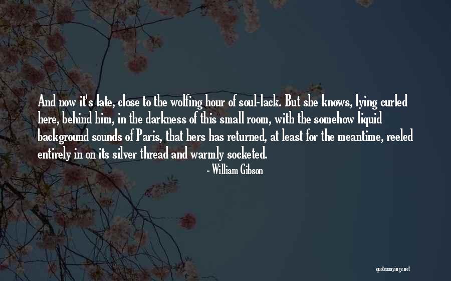 Lack Of Darkness Quotes By William Gibson Lack Of Darkness Quotes By William Gibson