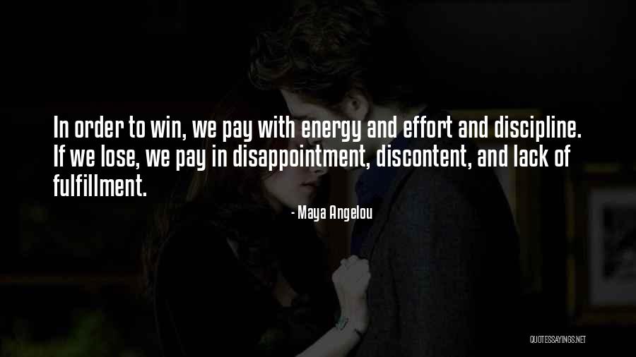 Lack Of Discipline Quotes By Maya Angelou Lack Of Discipline Quotes By Maya Angelou