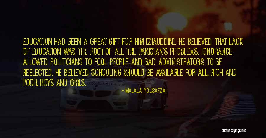 Lack Of Education Quotes By Malala Yousafzai Lack Of Education Quotes By Malala Yousafzai