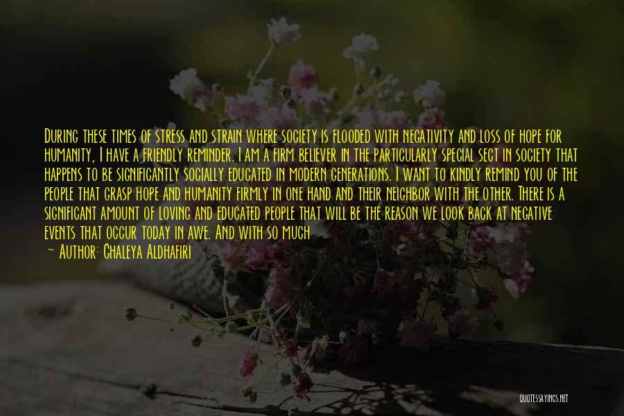 Lack Of Hope Quotes By Ghaleya Aldhafiri