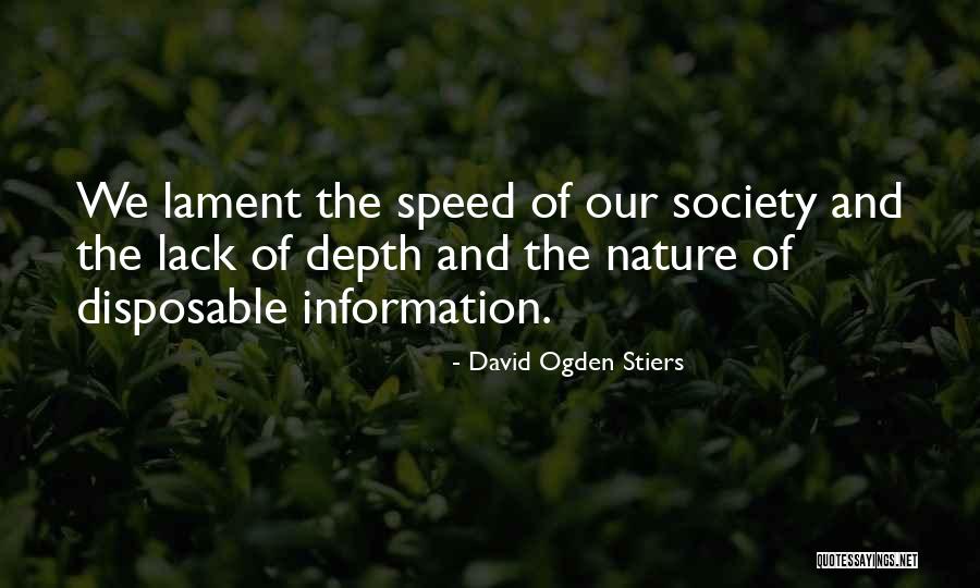 Lack Of Information Quotes By David Ogden Stiers Lack Of Information Quotes By David Ogden Stiers