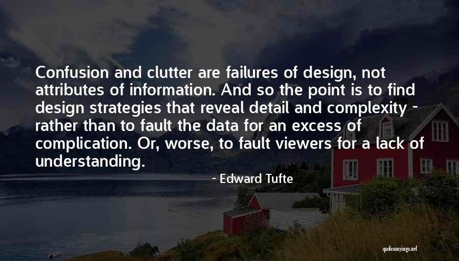 Lack Of Information Quotes By Edward Tufte