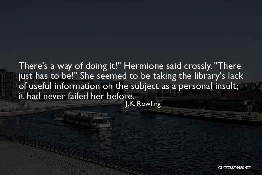 Lack Of Information Quotes By J.K. Rowling Lack Of Information Quotes By J.K. Rowling
