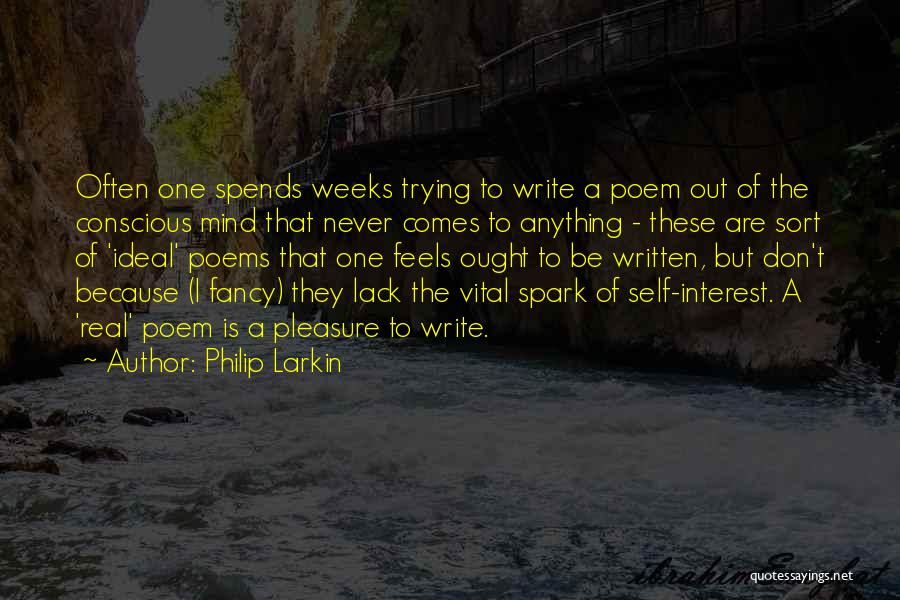 Lack Of Interest Quotes By Philip Larkin