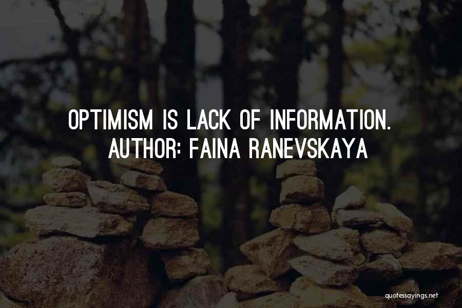 Lack Of Quotes By Faina Ranevskaya