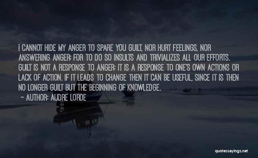 Lack Of Response Quotes By Audre Lorde