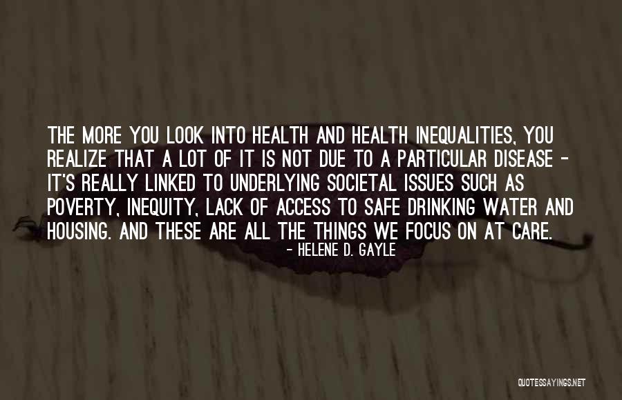Lack Of Water Quotes By Helene D. Gayle Lack Of Water Quotes By Helene D. Gayle