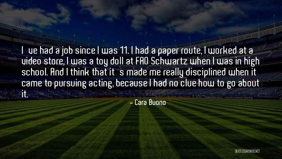Lacking Depth Quotes By Cara Buono Lacking Depth Quotes By Cara Buono